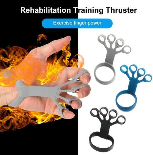 Silicone Grip Device Finger Exercise Stretcher Arthritis Hand Grip Trainer Strengthen Rehabilitation Training To Relieve Pain - A Trust Market