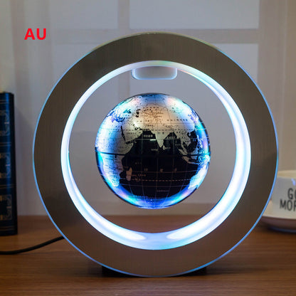 Fantastic World Map Floating Globe In Magnetic Levitation