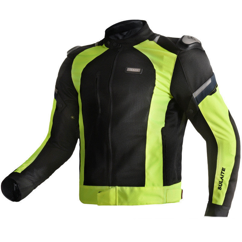 Motorcycle Mesh Riding Clothes Four Seasons Breathable Anti-fall Suit
