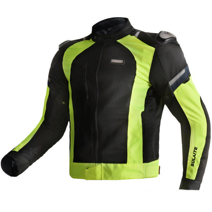 Motorcycle Mesh Riding Clothes Four Seasons Breathable Anti-fall Suit
