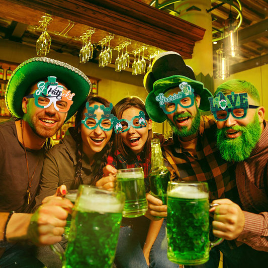 St. Patrick's Day. Irish Clover Glasses 👓☘️