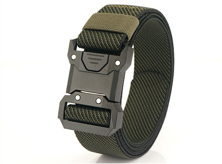 New Quick Release Buckle Braided Elastic Belt - A Trust Market