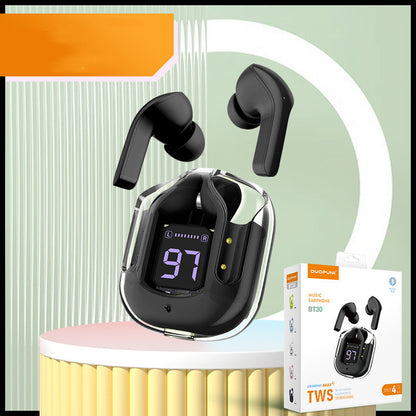 New Mini Transparent Wireless Bluetooth Headset With Digital Display