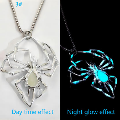 Creative Luminous Spider Necklace