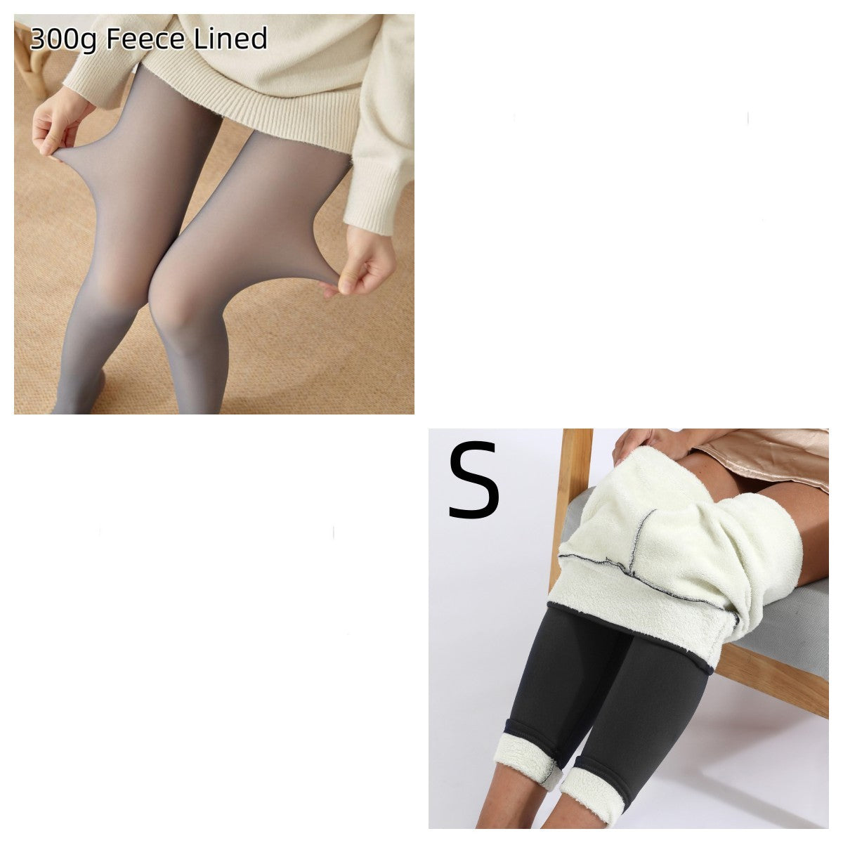Wonderful Fleece-lined Thickened Sheer Tights Leggings