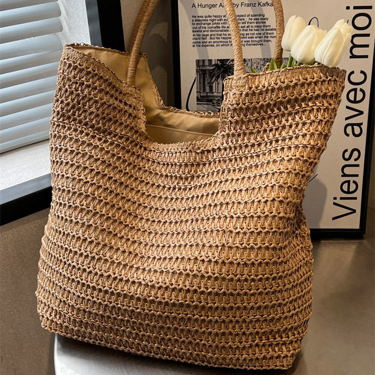 Fashion Large Capacity Straw Bag - A Trust Market