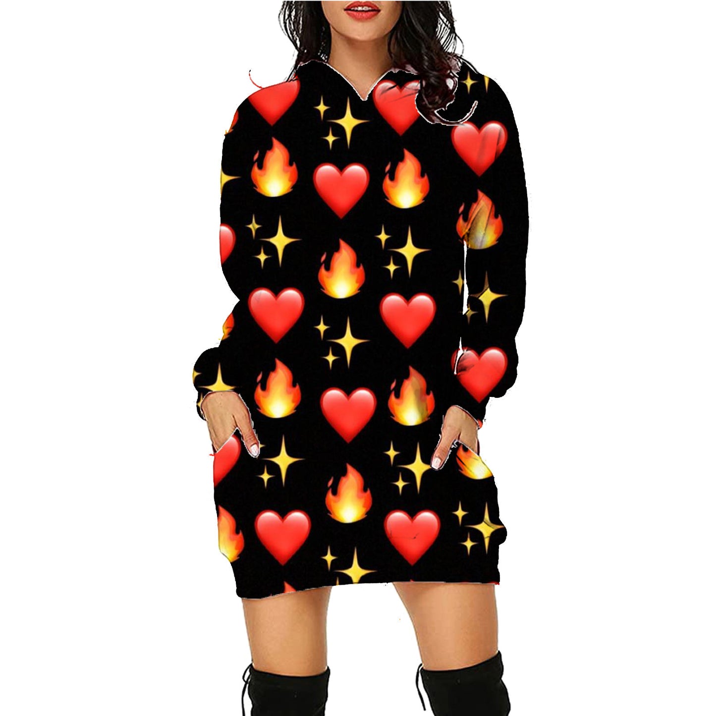 Beautiful Long Hoodie With Pockets Sweater - A Trust Market