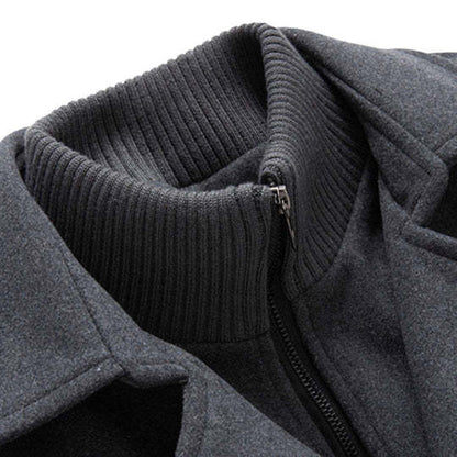 Beautiful Cold-resistant Cotton and Woolen Jacket For Business Gentlemen (Sale 🚨)