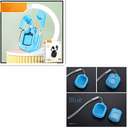 New Mini Transparent Wireless Bluetooth Headset With Digital Display