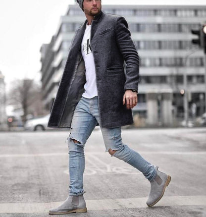 Fashionable Long Warm Coat