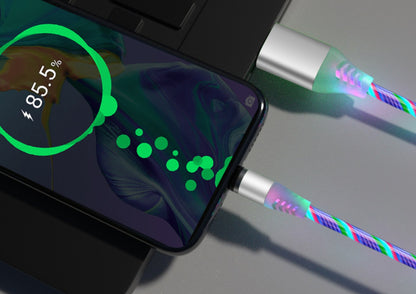 Flowing Light Magnetic Cable For Phones Charging