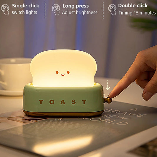 Very Funny Toaster LED Night Light With Dimming (Sale 🚨)