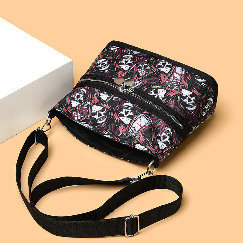 Halloween Skull Print Shoulder Bags - A Trust Market