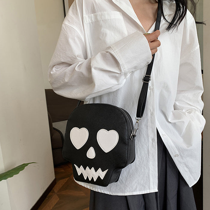Cute Halloween Skull Cross Body Bag With Love Eyes - A Trust Market