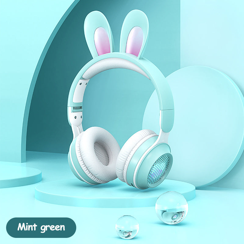 Very Cute Rabbit Ear Wireless Headphones