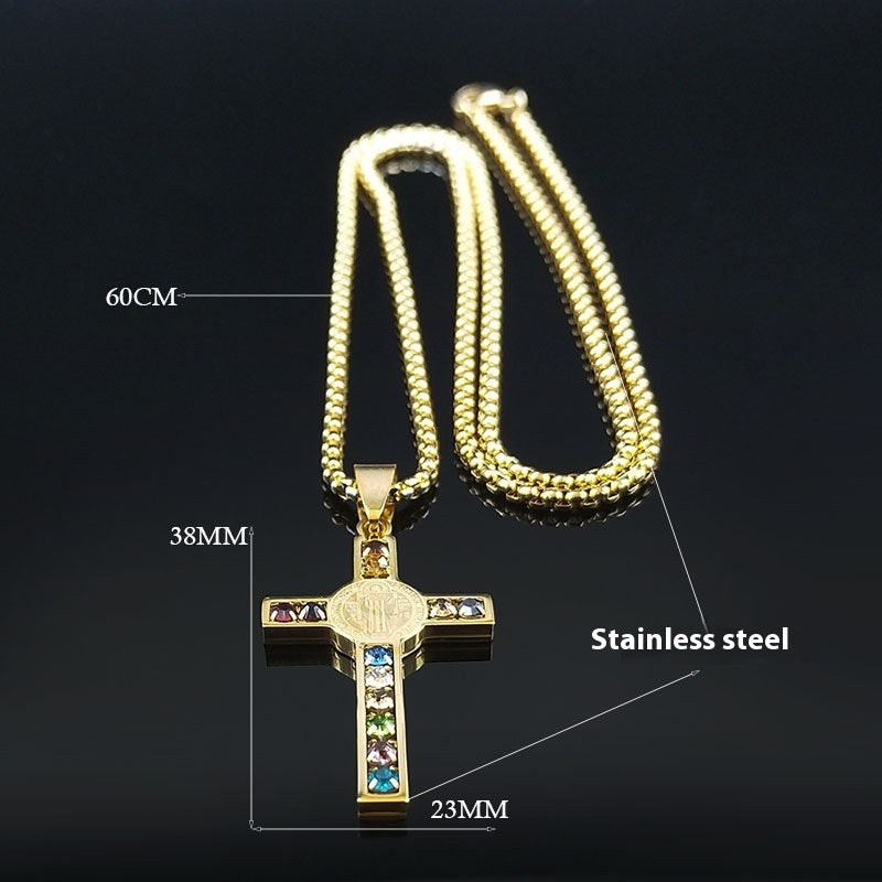 St. Benedict Pendant And Necklace