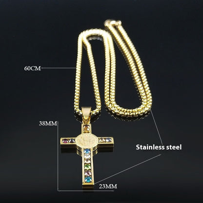 St. Benedict Pendant And Necklace