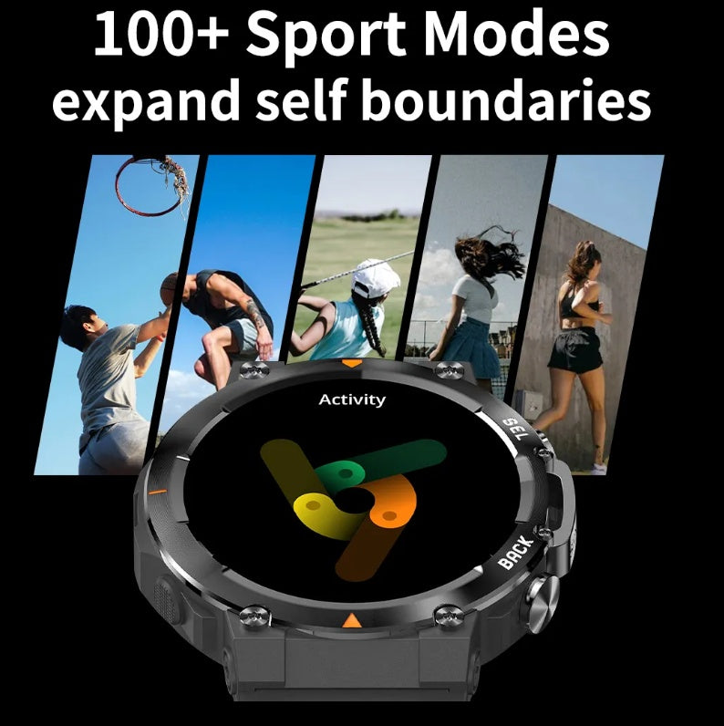 Great Big Screen Smartwatch AMOLED 1.43 inch for Sports And Your Routine - A Trust Market