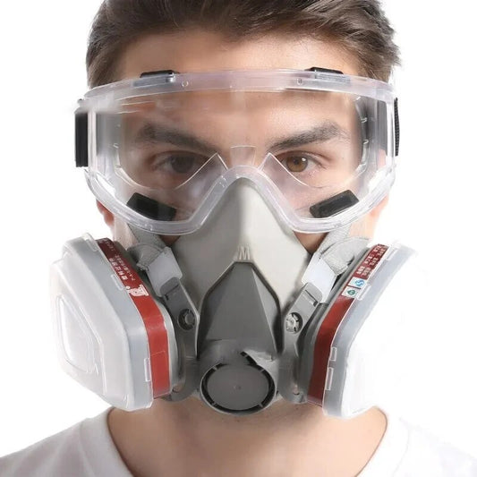 Original Reusable Respirator Half Face Cover Gas Mask With Fog-proof