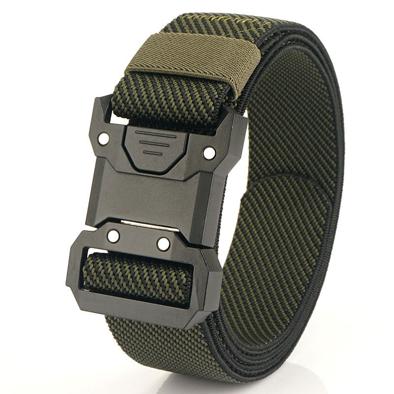 New Quick Release Buckle Braided Elastic Belt - A Trust Market