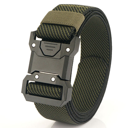 New Quick Release Buckle Braided Elastic Belt - A Trust Market
