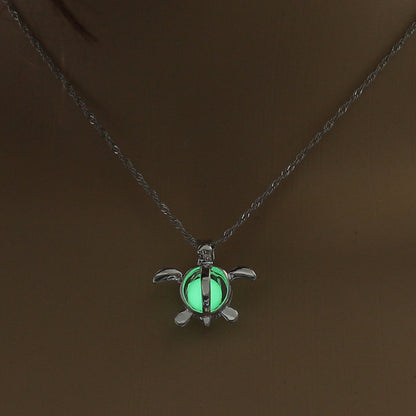 Fabulous Moon or Turtle Luminous Necklace - A Trust Market