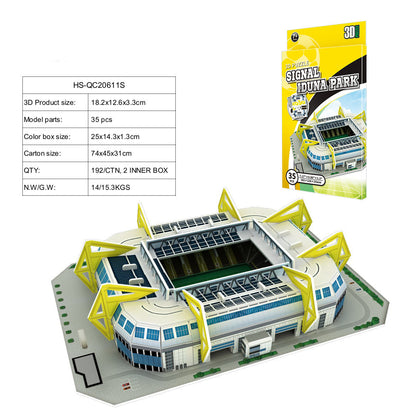 Fantastic 3D Puzzle Soccer/Football Field Model
