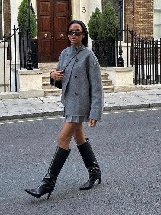 Fantastic Casual Short Double Breasted British Coat