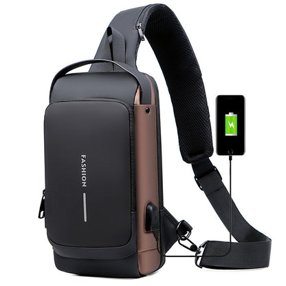 Great Anti-theft Chest Bag With Password 🎒🔑🏍️
