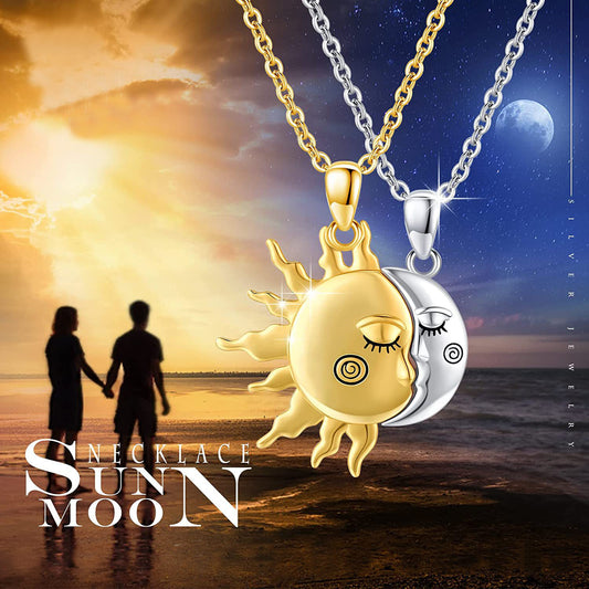 Beautiful Magnetic Sun Star Necklace