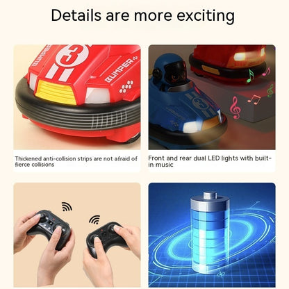 Exquisite Funny Remote Control Bumper Car Toy