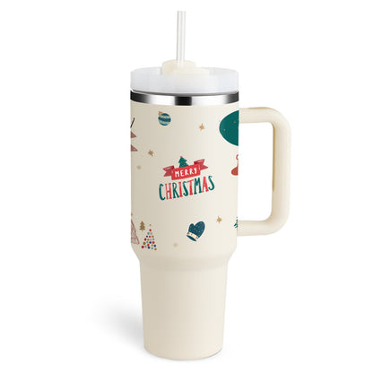 40Oz Stainless Steel Mug With Lid Tapered