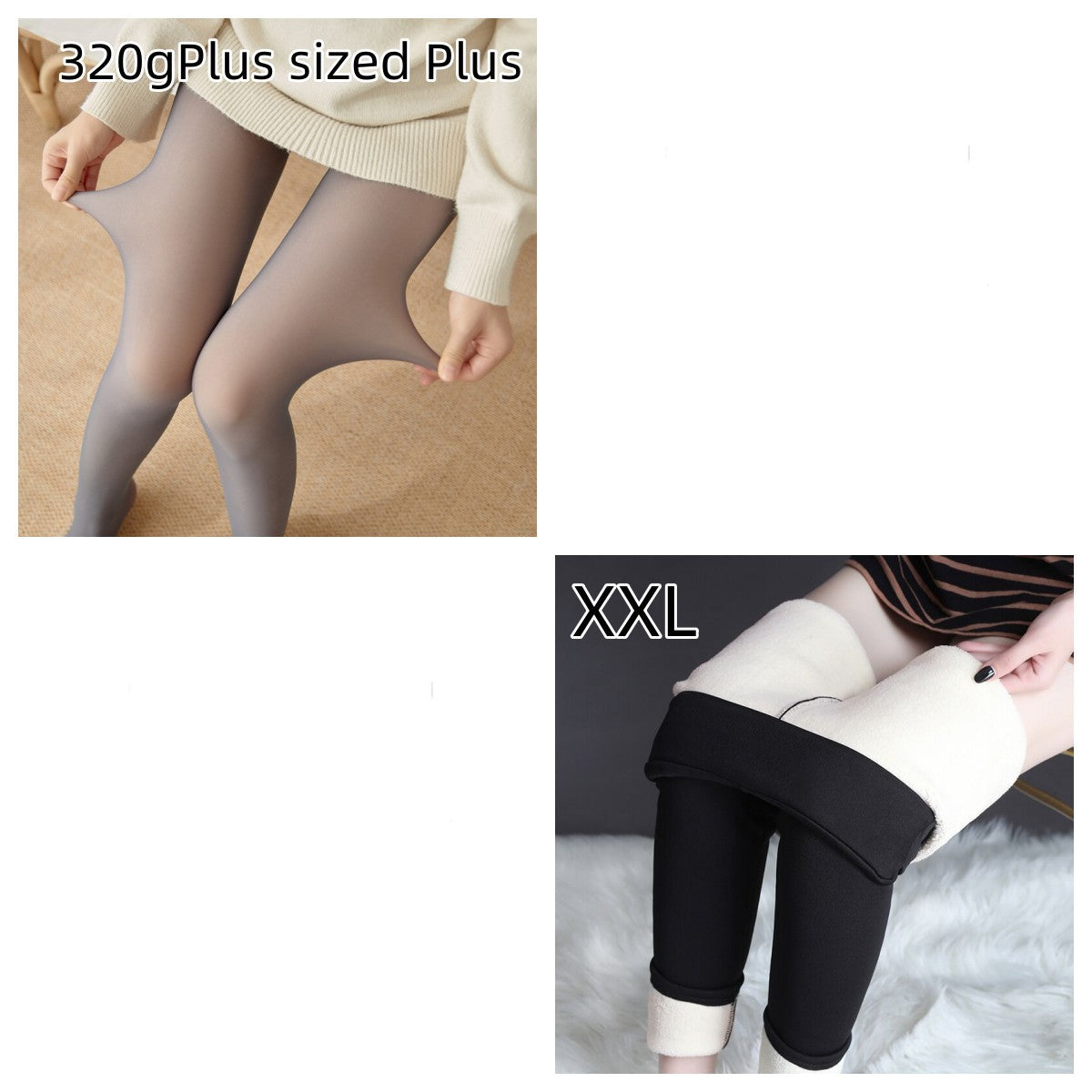 Wonderful Fleece-lined Thickened Sheer Tights Leggings