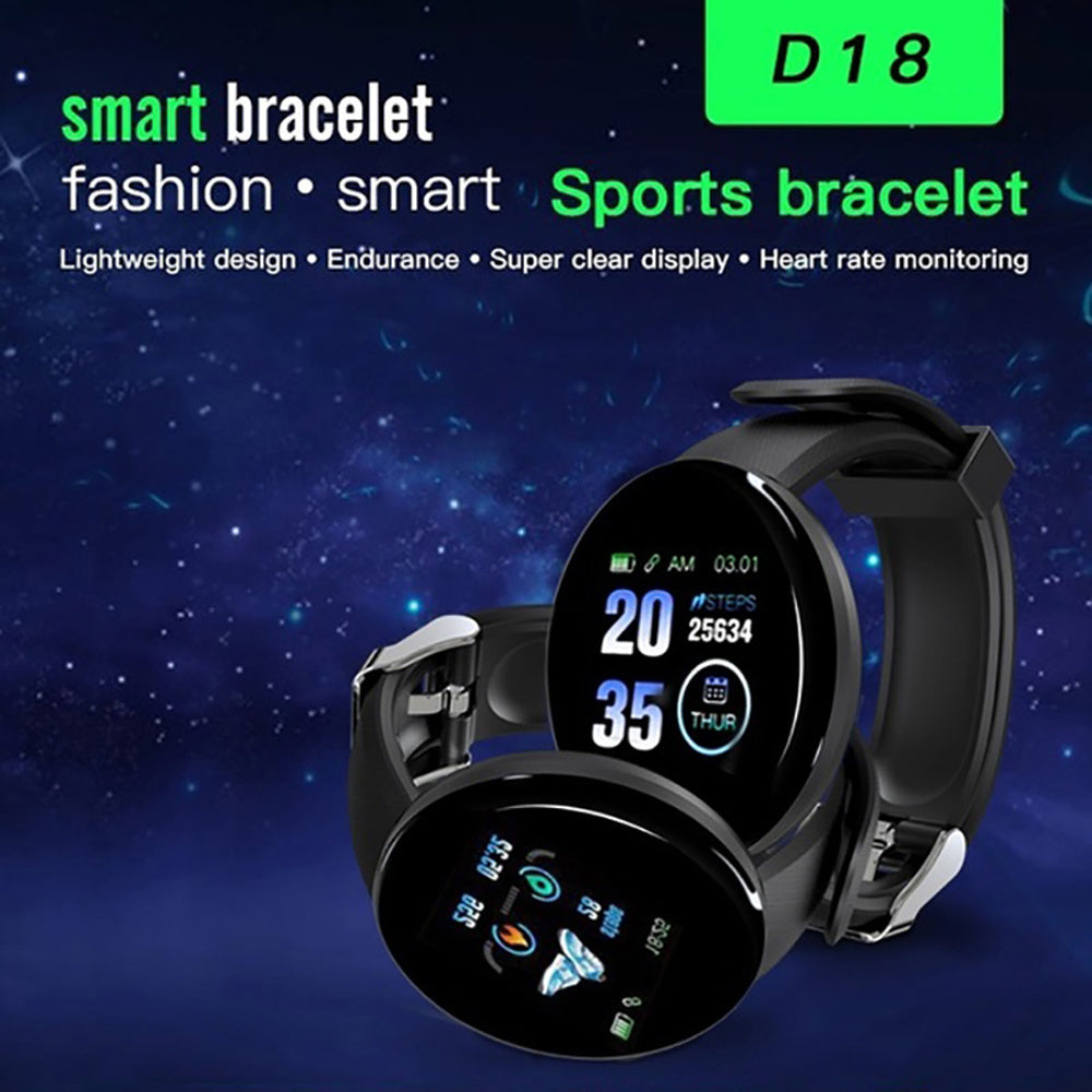 Smartwatch With Blood Pressure, Heart Rate Monitor, Pedometer And Sport Tracker