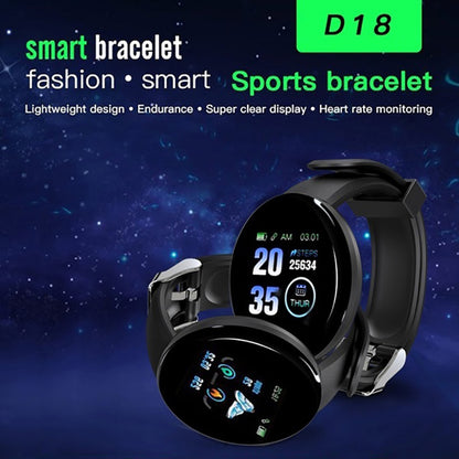 Smartwatch With Blood Pressure, Heart Rate Monitor, Pedometer And Sport Tracker
