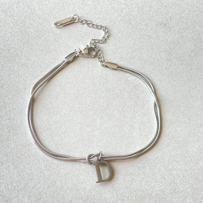 Wonderful A-Z Love Knot Bracelets For Couple
