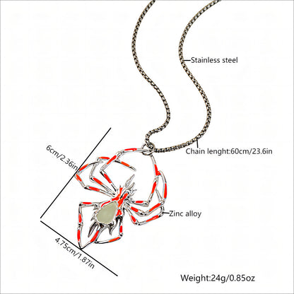 Creative Luminous Spider Necklace