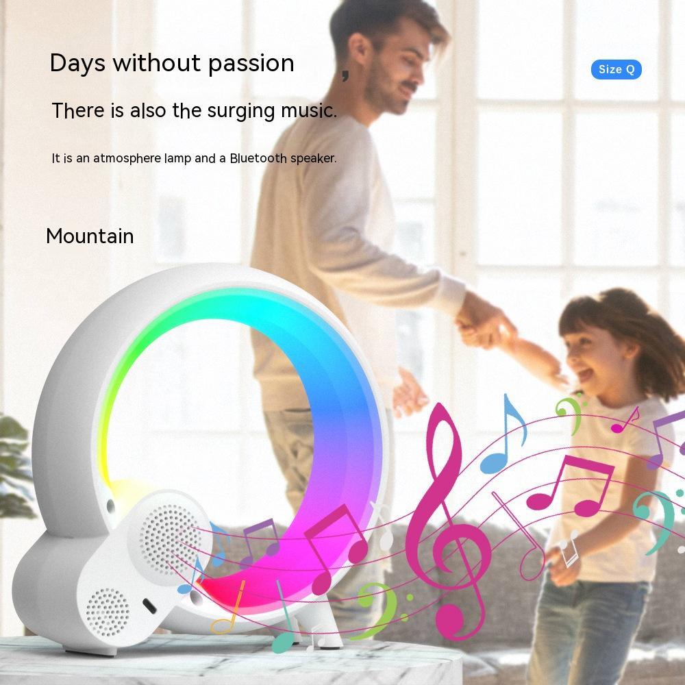 Creative Q Light Sunrise With Digital Display and Bluetooth Audio Intelligent Wake-up