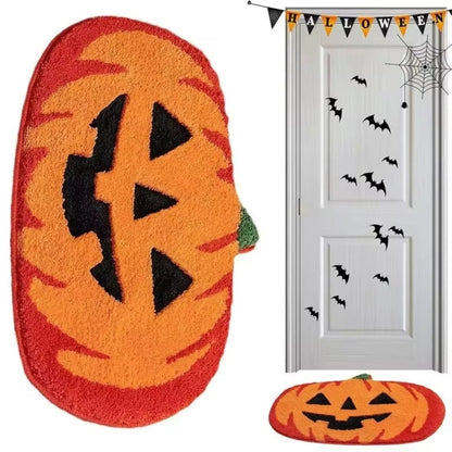 Halloween Pumpkin Non-Slip Rug - A Trust Market