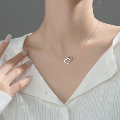 Beautiful Double Heart Necklace 💕