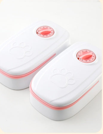 Automatic Pet Feeder Smart Food Dispenser For Cats Dogs Timer Stainless Steel Bowl Auto Dog Cat Pet Feeding Pets Supplies - A Trust Market