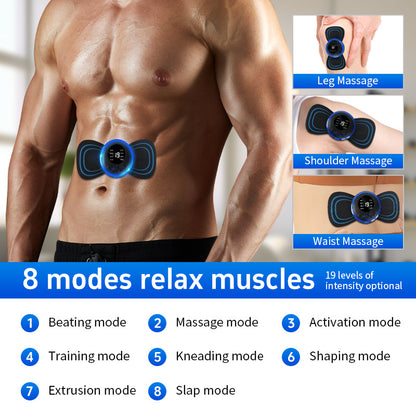 Mini Massage Patch For Cervical and Shoulder With 8 Modes 💆🏻‍♂️
