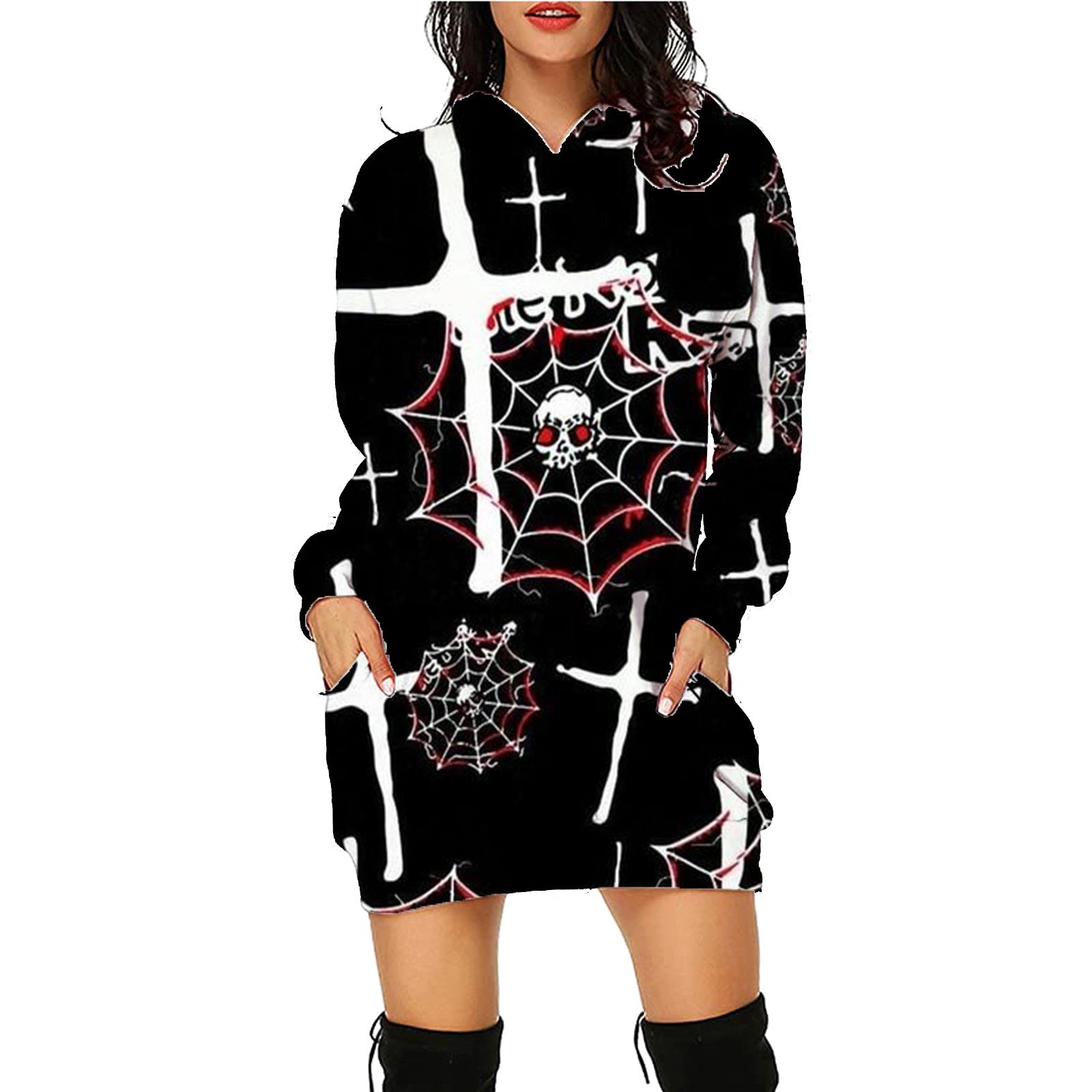 Beautiful Long Hoodie With Pockets Sweater - A Trust Market