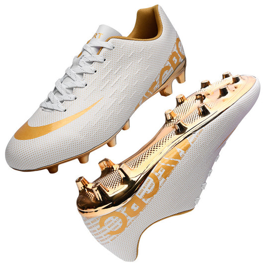 Great Football / Soccer Long Nail Shoes For Natural Grass and Turf