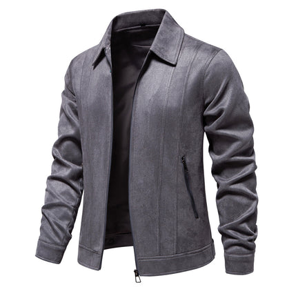 Fashion Suede Coat for Men