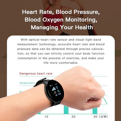 Smartwatch With Blood Pressure, Heart Rate Monitor, Pedometer And Sport Tracker