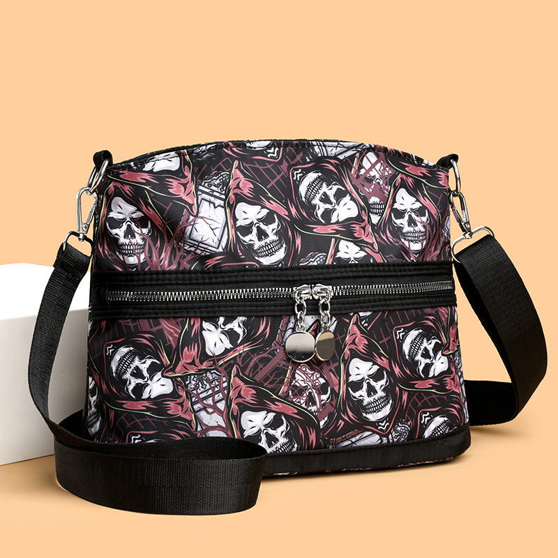 Halloween Skull Print Shoulder Bags - A Trust Market