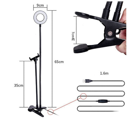 LED Selfie Ring Light for Lives. Adjustable Makeup Light - A Trust Market