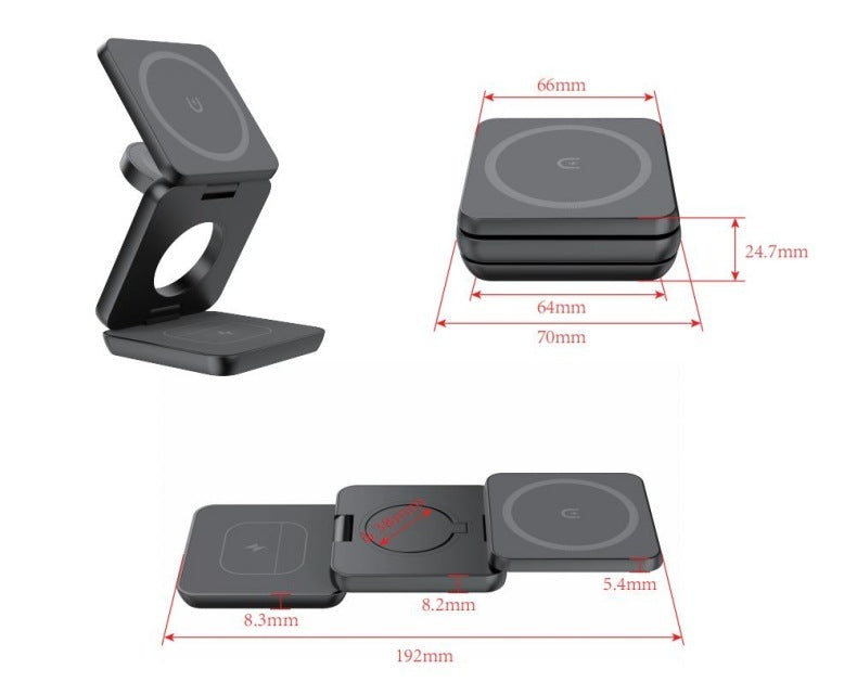 Great Magnetic Suction Wireless Charging And Folding Phone Holder - A Trust Market