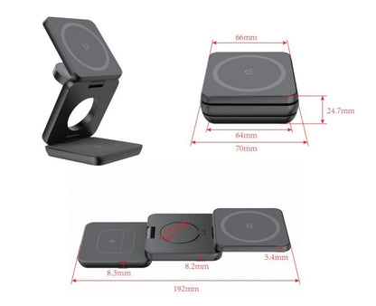 Great Magnetic Suction Wireless Charging And Folding Phone Holder - A Trust Market